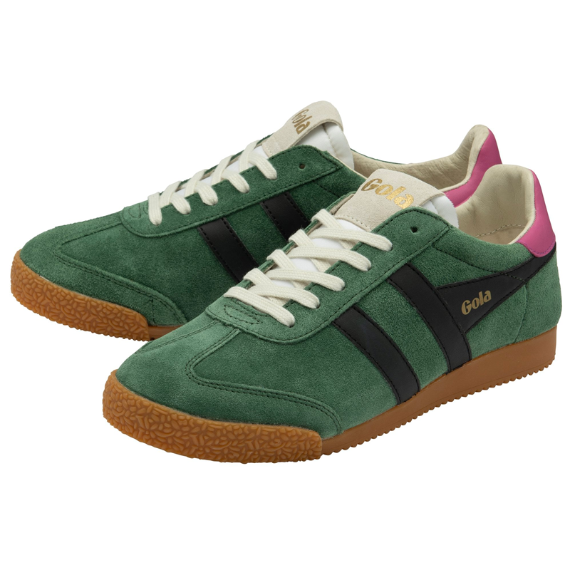 Gola Elan womens sneaker evergreen/fuschjia/black