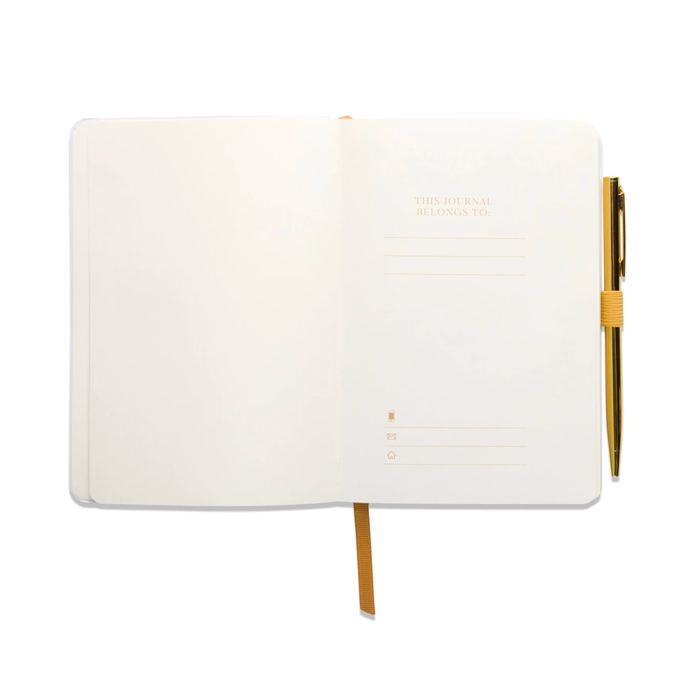 gratitude journal with pen