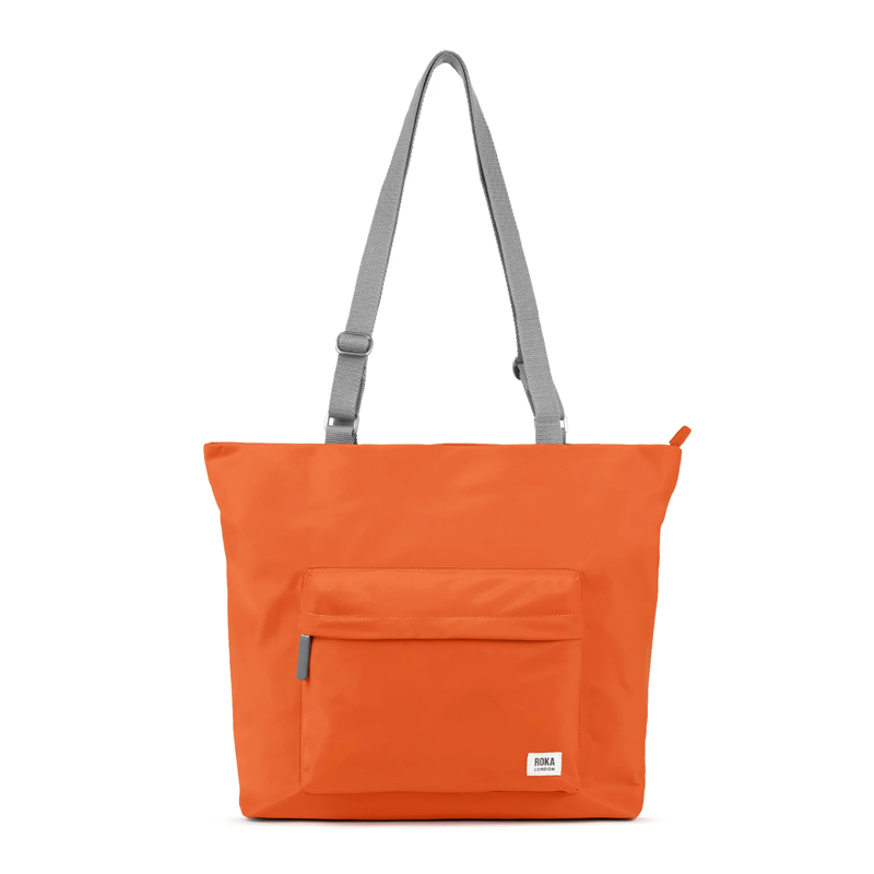 Roka Trafalgar Recycled Nylon Bag Medium Burnt Orange