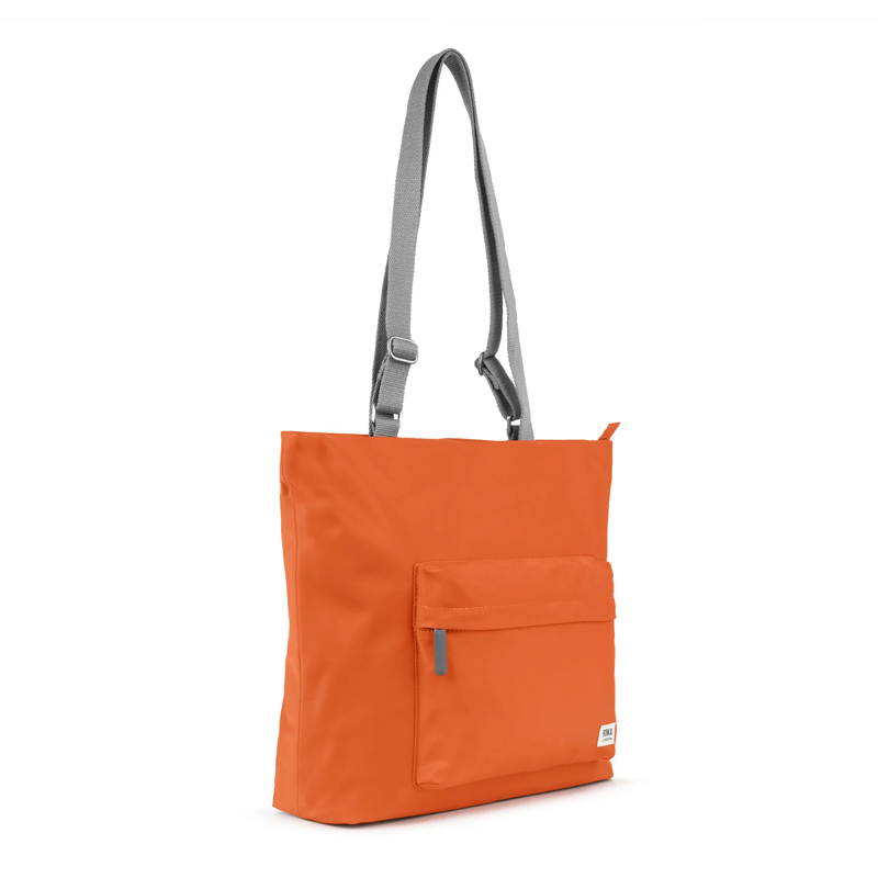 Roka Trafalgar Recycled Nylon Bag Medium Burnt Orange side