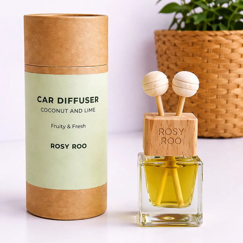Rosy Roo Car Diffuser-Coconut & Lime