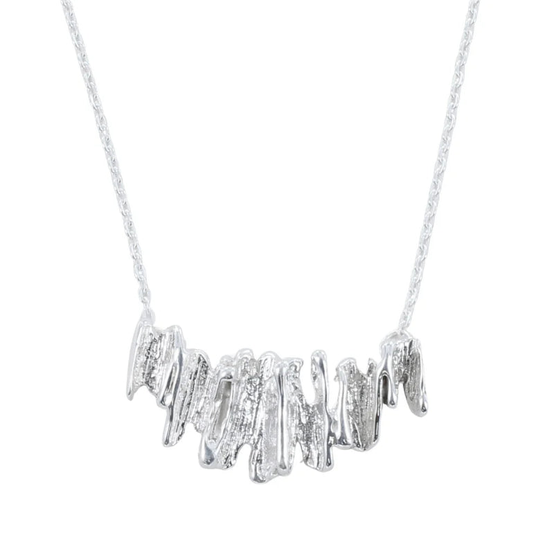 Flakiest Necklace Silver