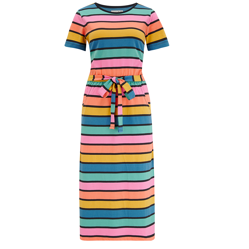Sugarhill Flissy Jersey Dress striped