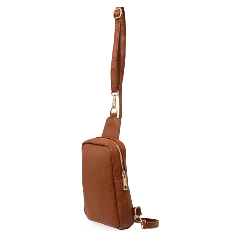 Tan Leather Sling Bag