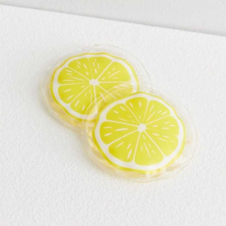 lemon cooling eye pads