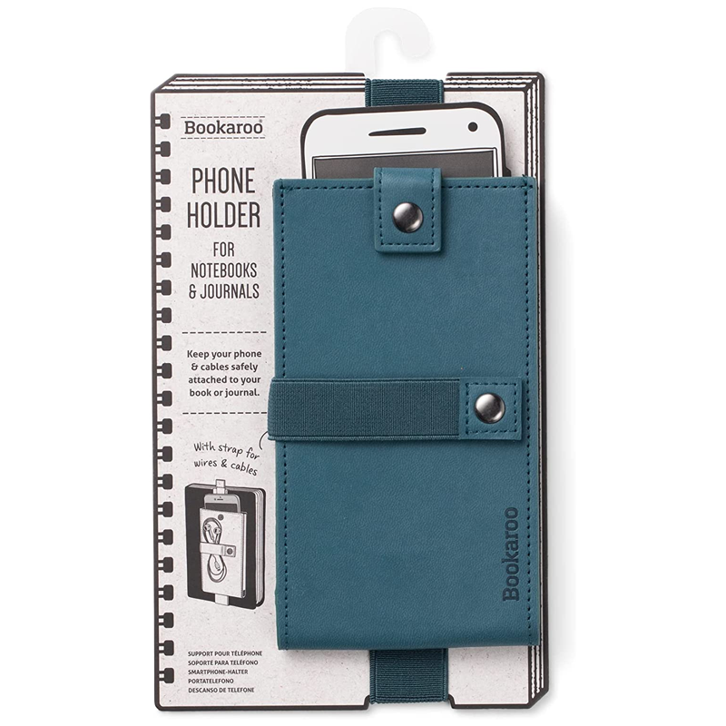 bookaroo phone cae for notebook teal