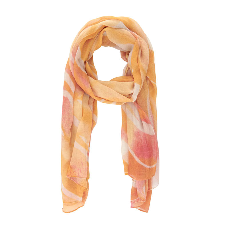 Pieces Villia long scarf in sunset shades