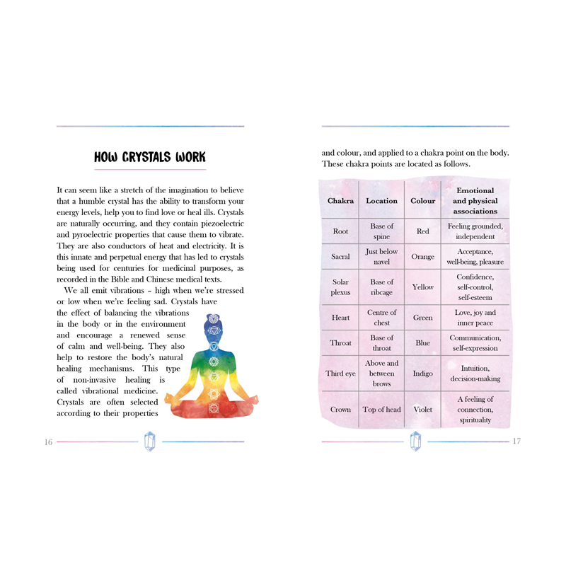 The Little Book of Crystals paperback Astrid Carvel page 1