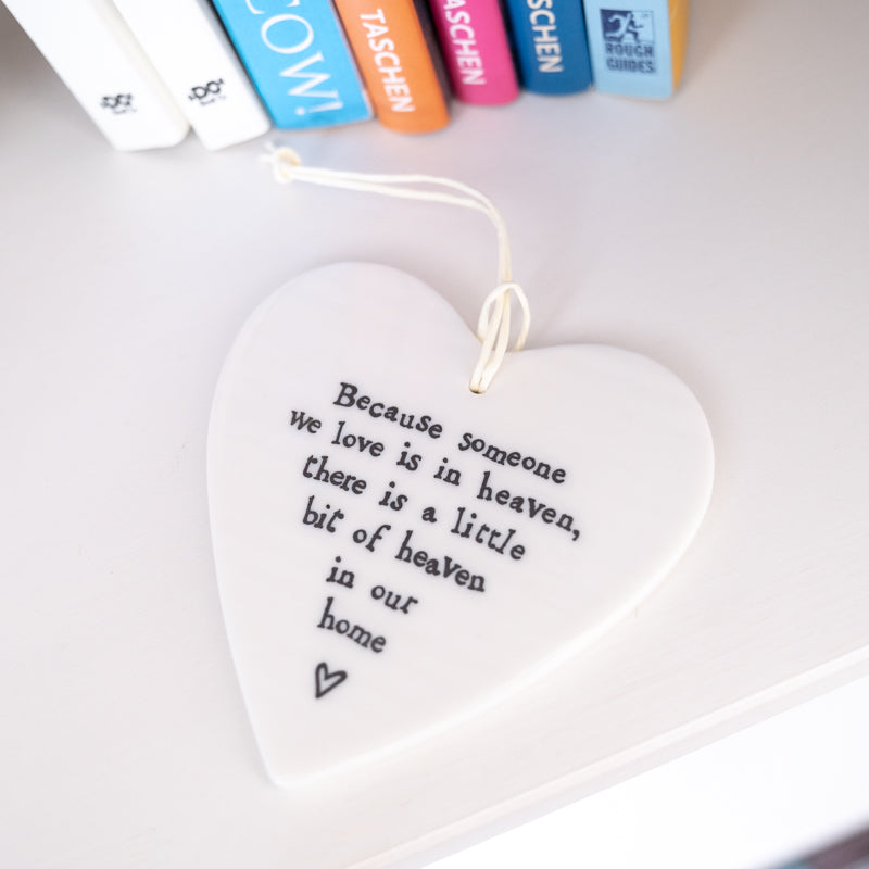 bereavement quote keepsake heart