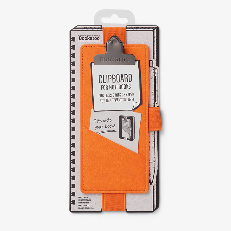 Bookaroo notebook clipboard orange