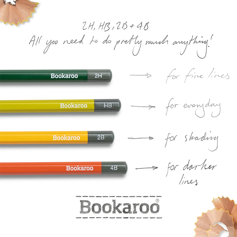 Bookaroo pencil set shades guide