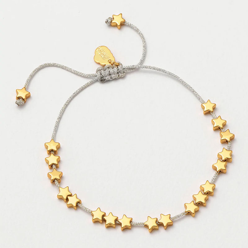 star friendship bracelet gold 