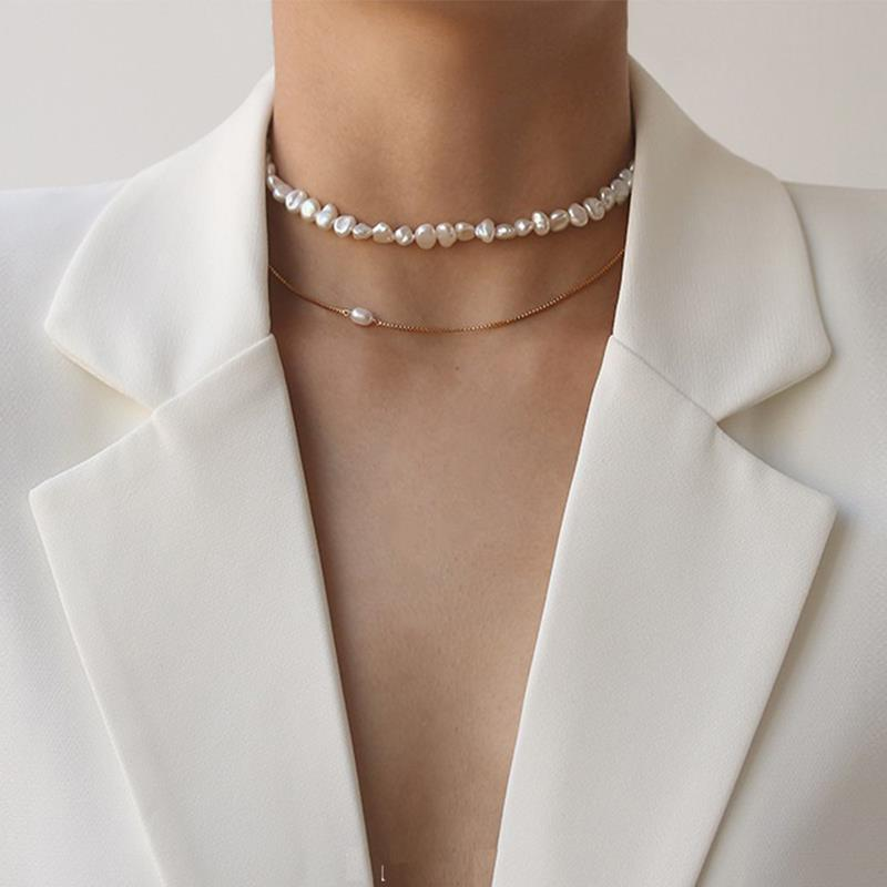 FRESHWATER PEARL CHOKER NECKLACE