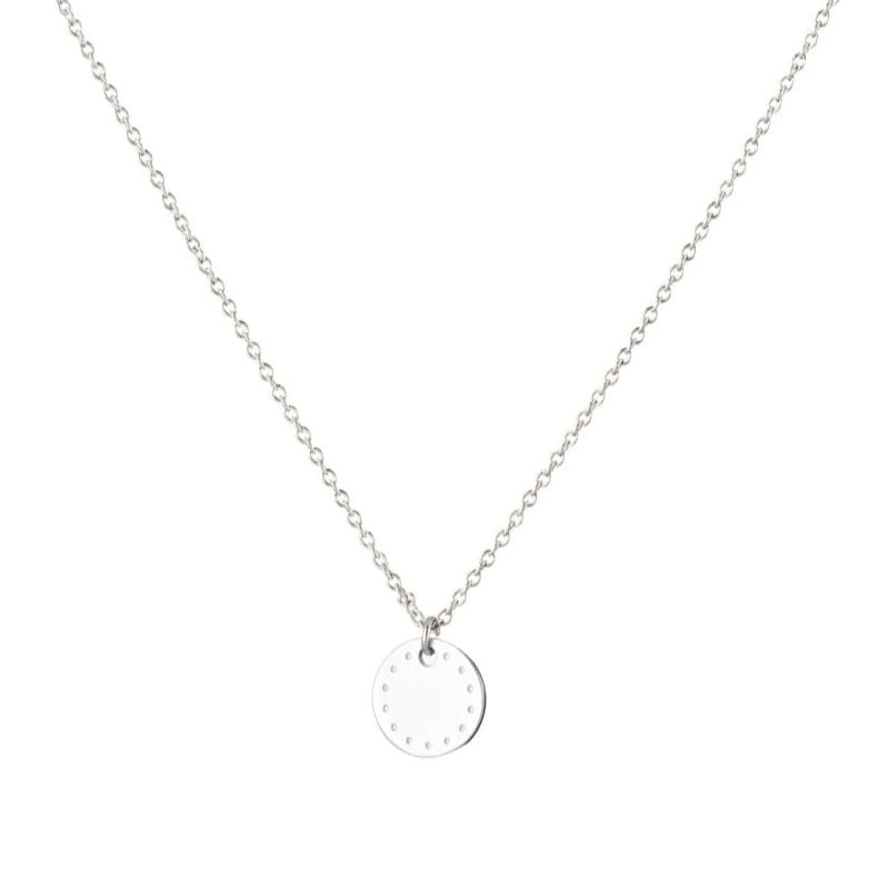 one and eight silver oslo necklace
