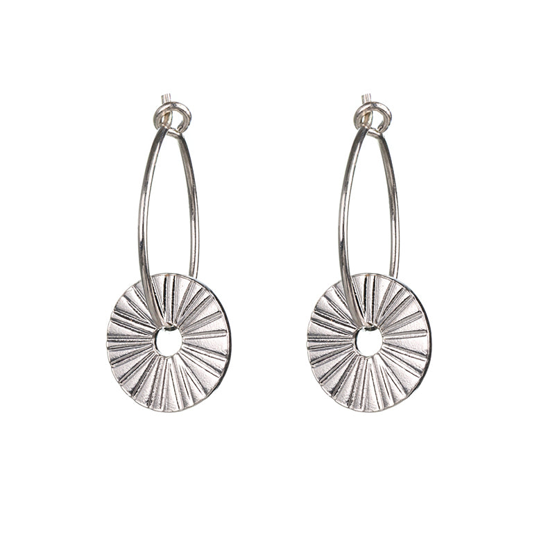 One & Eight earrings silver surf side