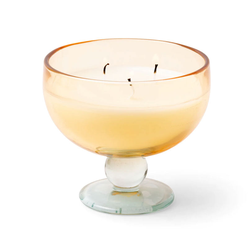 paddywax wild neroli glass goblet scented candle