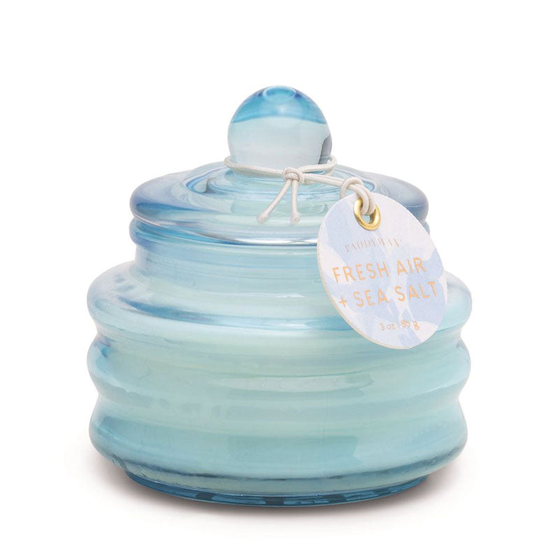 Paddywax Beam glass jar scented candle fresh air and seasalt