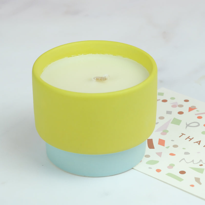 paddywax scented candle pot minty verde