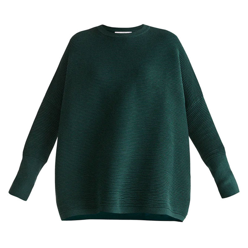 paisie ribbed jumper green