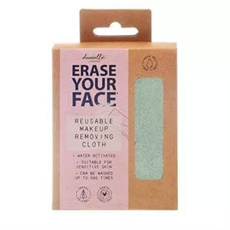 erase your face cloth green