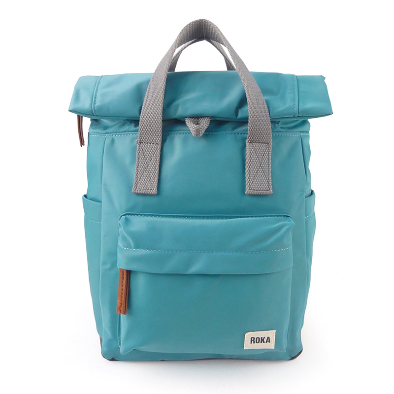 Roka sustainable backpack canfield b small petrol