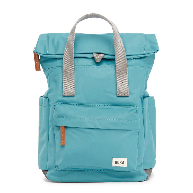 Roka medium canfield petrol sustainable backpack