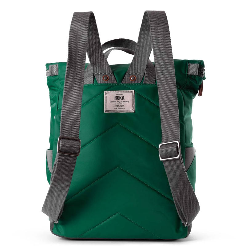 sustainable backpack canfield roka green