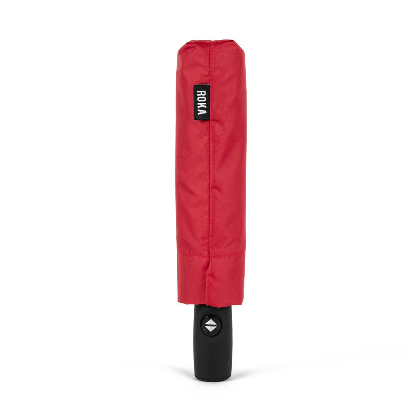 Roka umbrella in red closed