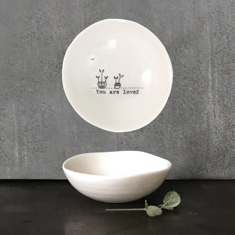 Of India Porcelain dish you are loved